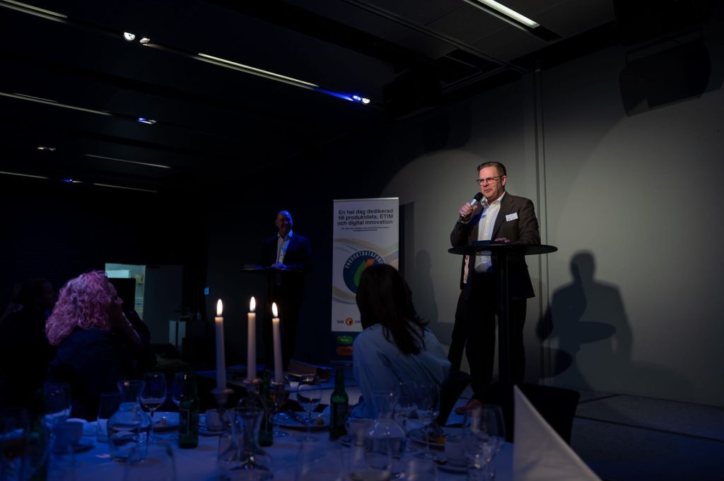 Priset ”Årets E-nummerinnehavare 2025” tilldelades Saferoad Moramast under Produktdataforum den 29 januari 2026. Foto: Sophie Garcia